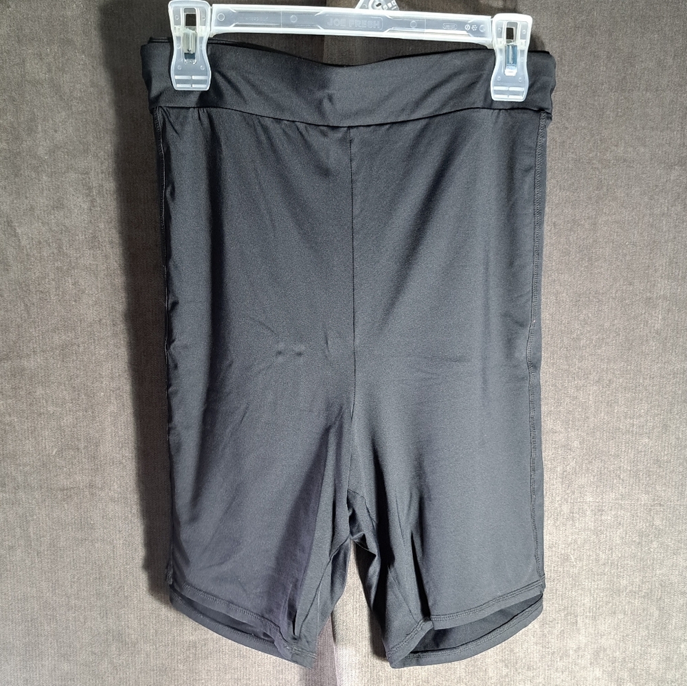 Lot of 2 In Every Story... Black Stretch Athletic Activewear Shorts NEAR NEW 3X